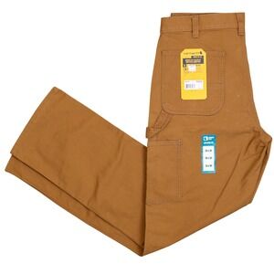 Carhartt Rugged Flex Relaxed Fit Duck Utility Work Pant Mens 34x34 Brown NWT
